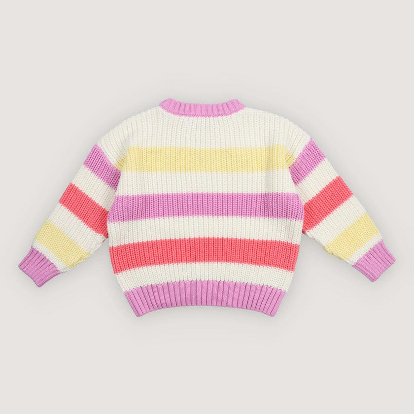 Celosia Jumper Pink Lavander Stripes