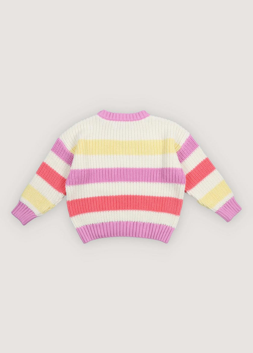 Celosia Jumper Pink Lavander Stripes