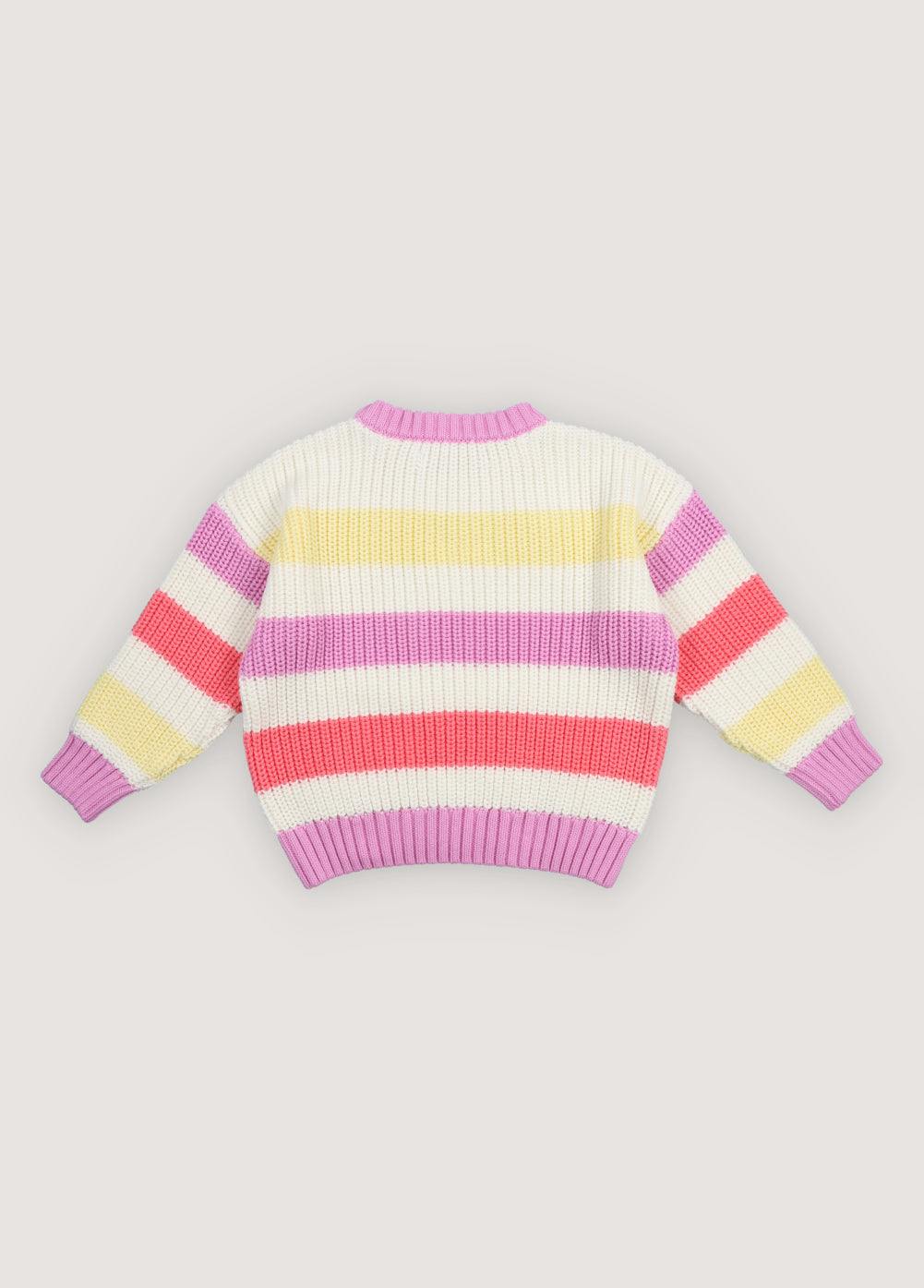 Celosia Jumper Pink Lavander Stripes