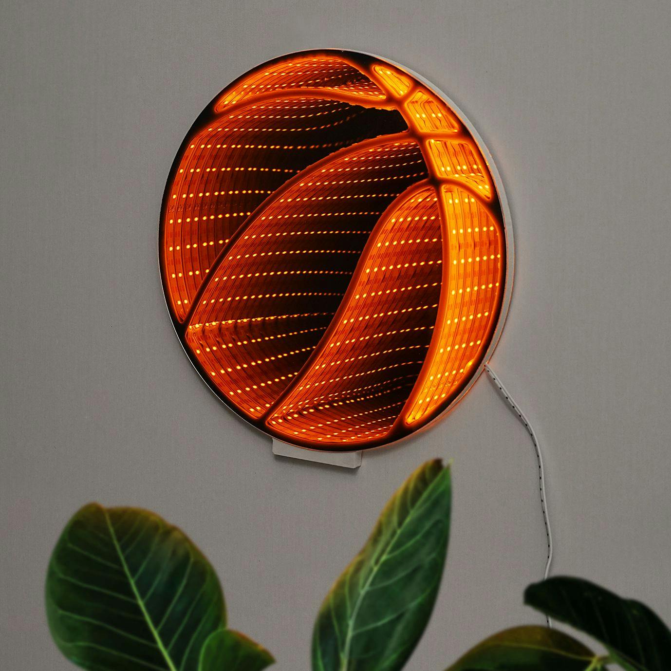 Infinty Neon Mirror Light -Basketball