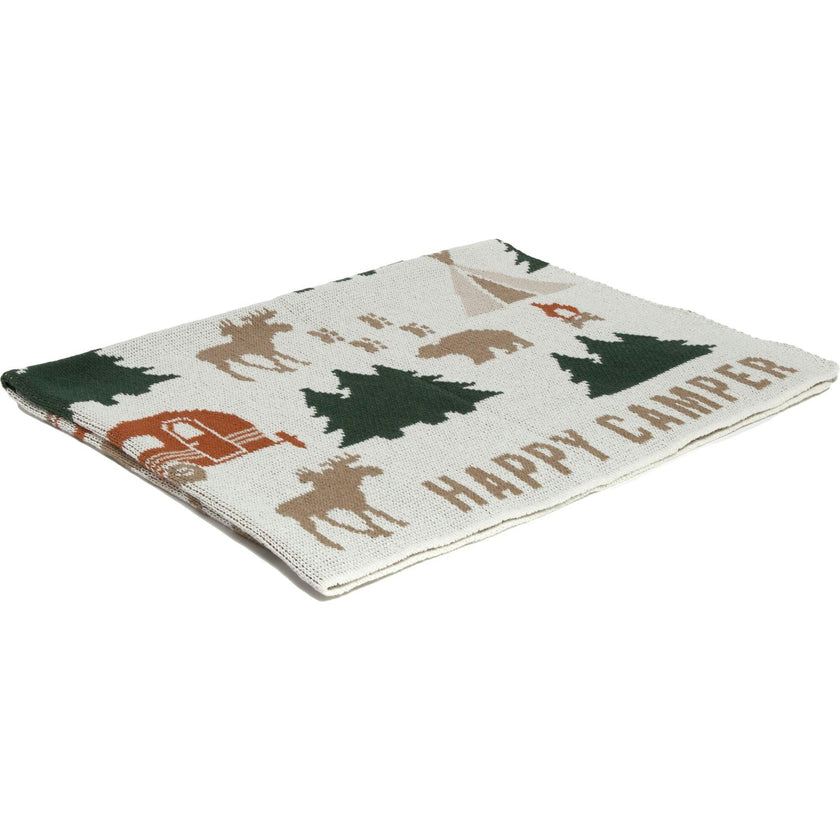 Happy Camper Baby Throw