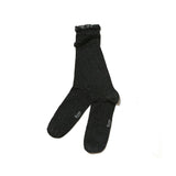 Soft Ruffle Metallic Socks