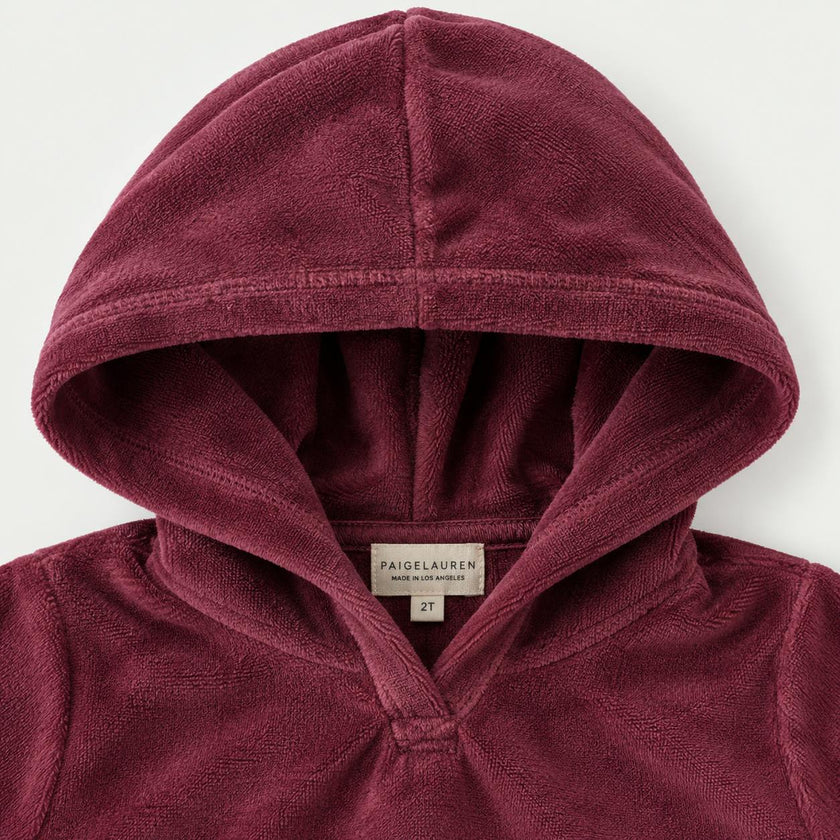 Velour Hoodie and Jogger Set