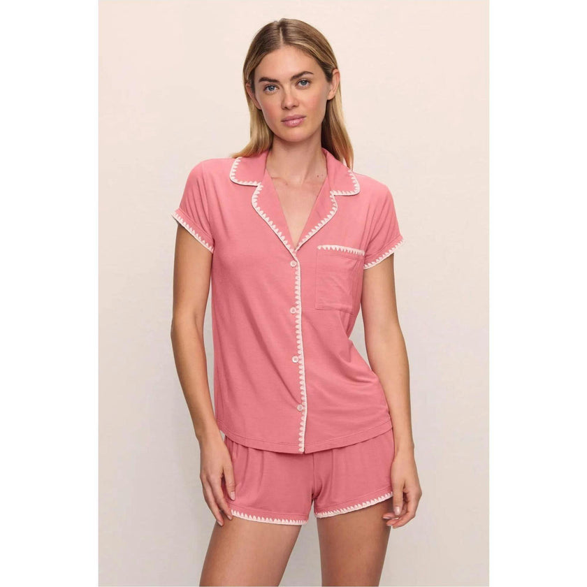 Frida TENCEL Modal Shortie Short PJ Set, Pink