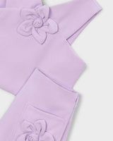Lavender Floral Two-Piece Set