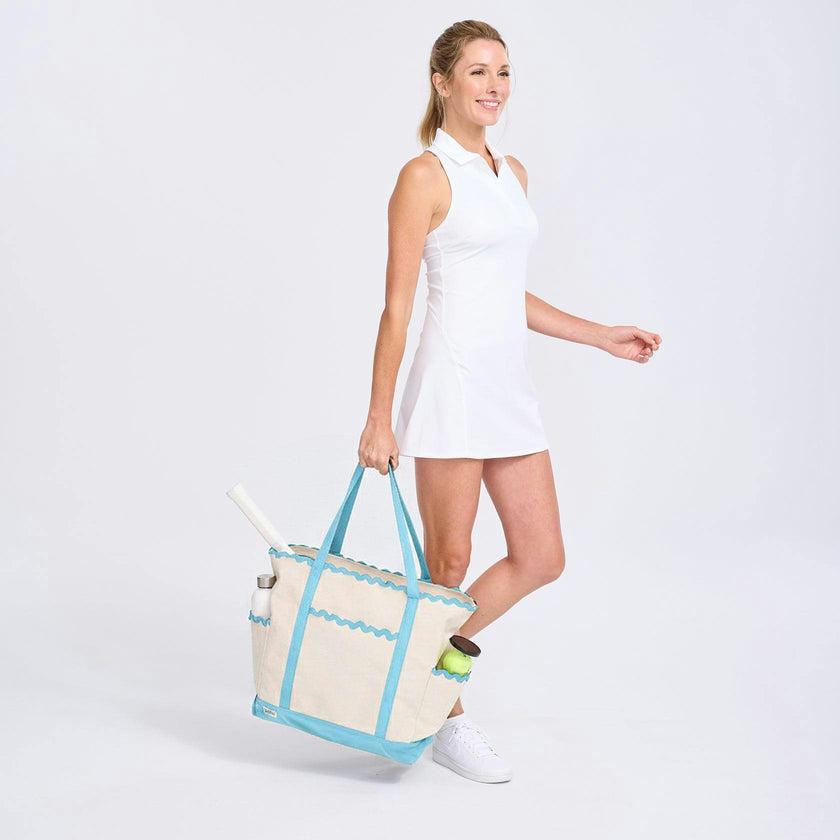 Scalloped Tennis Tote