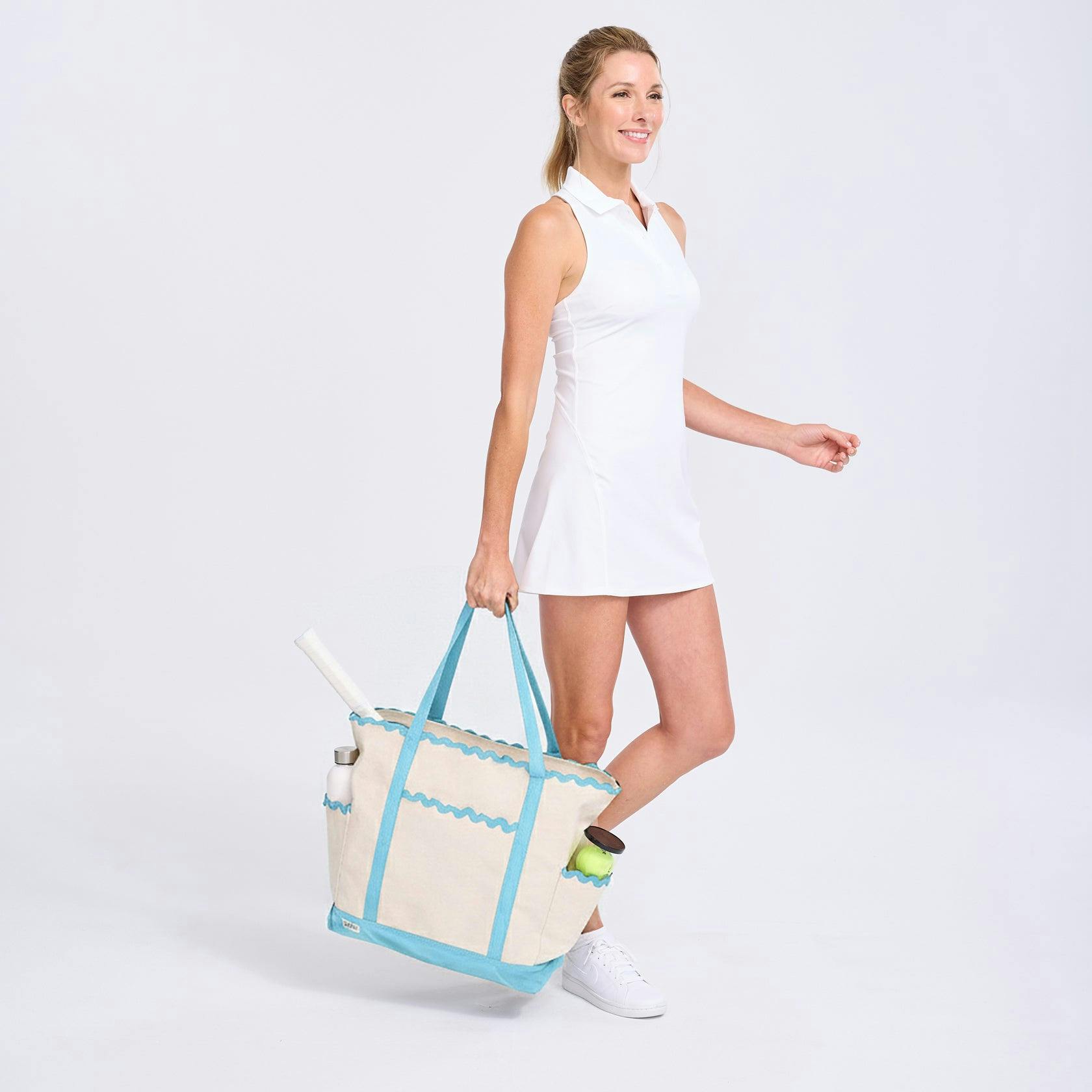 Scalloped Tennis Tote