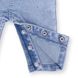 Old School Blue Stretch Denim - Uni Old School Overall