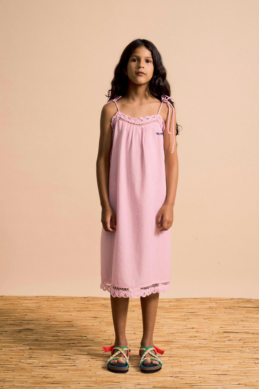 ISLA LACE DRESS PINK