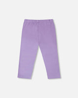 Organic Cotton Jersey Capri With Knee Appliqués