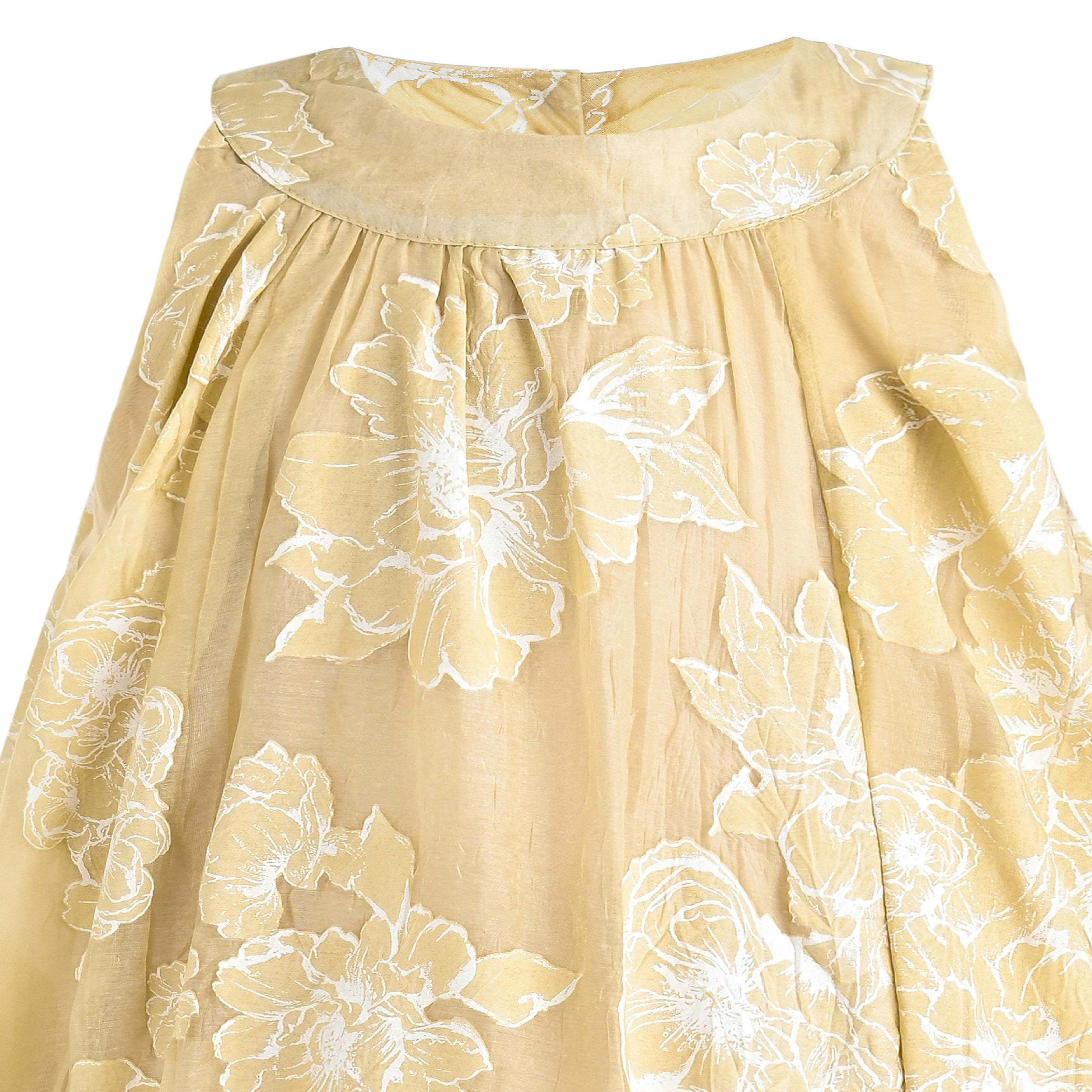 Golden Bloom Dress