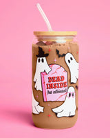 Halloween Ghost Tumbler - glass cup set