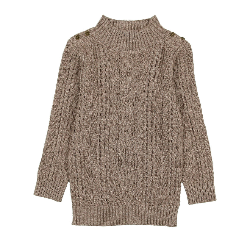 Marled Multi Knit Crew Fit Sweater