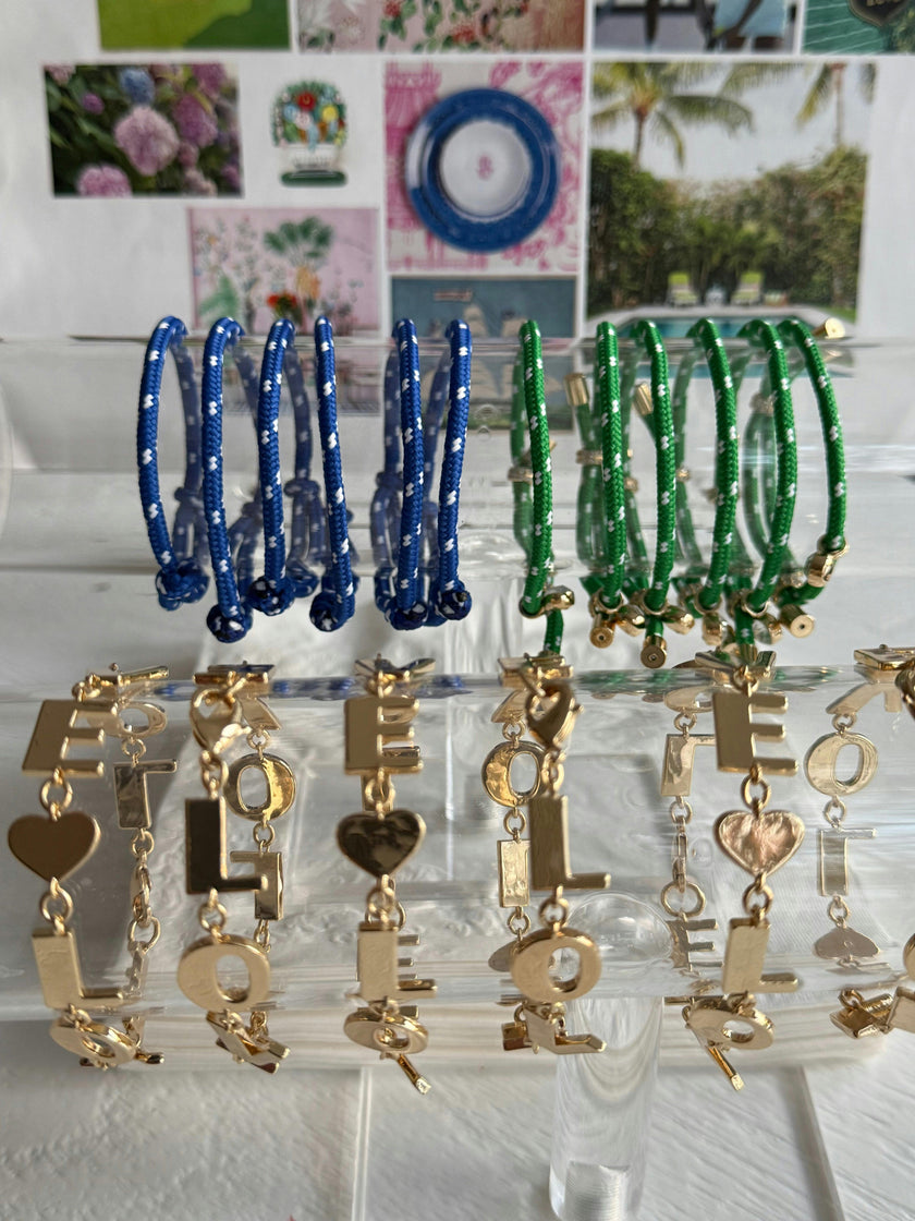 Green Paracord Tennis Bracelet