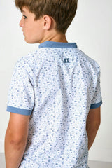 slate/white champions blade shirt