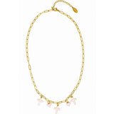 Cross & Heart Charm Necklace