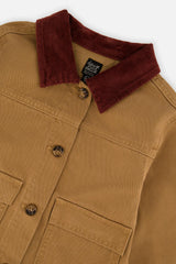 Barn Jacket Brown Yellow