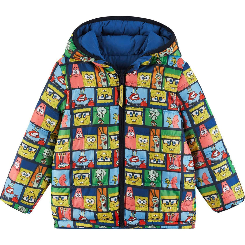 SpongeBob SquarePants™ x Andy & Evan® | Kids (2-7) Reversible Puffer Jacket