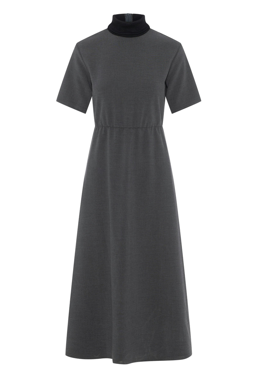 Midi Mock Kneck Dress