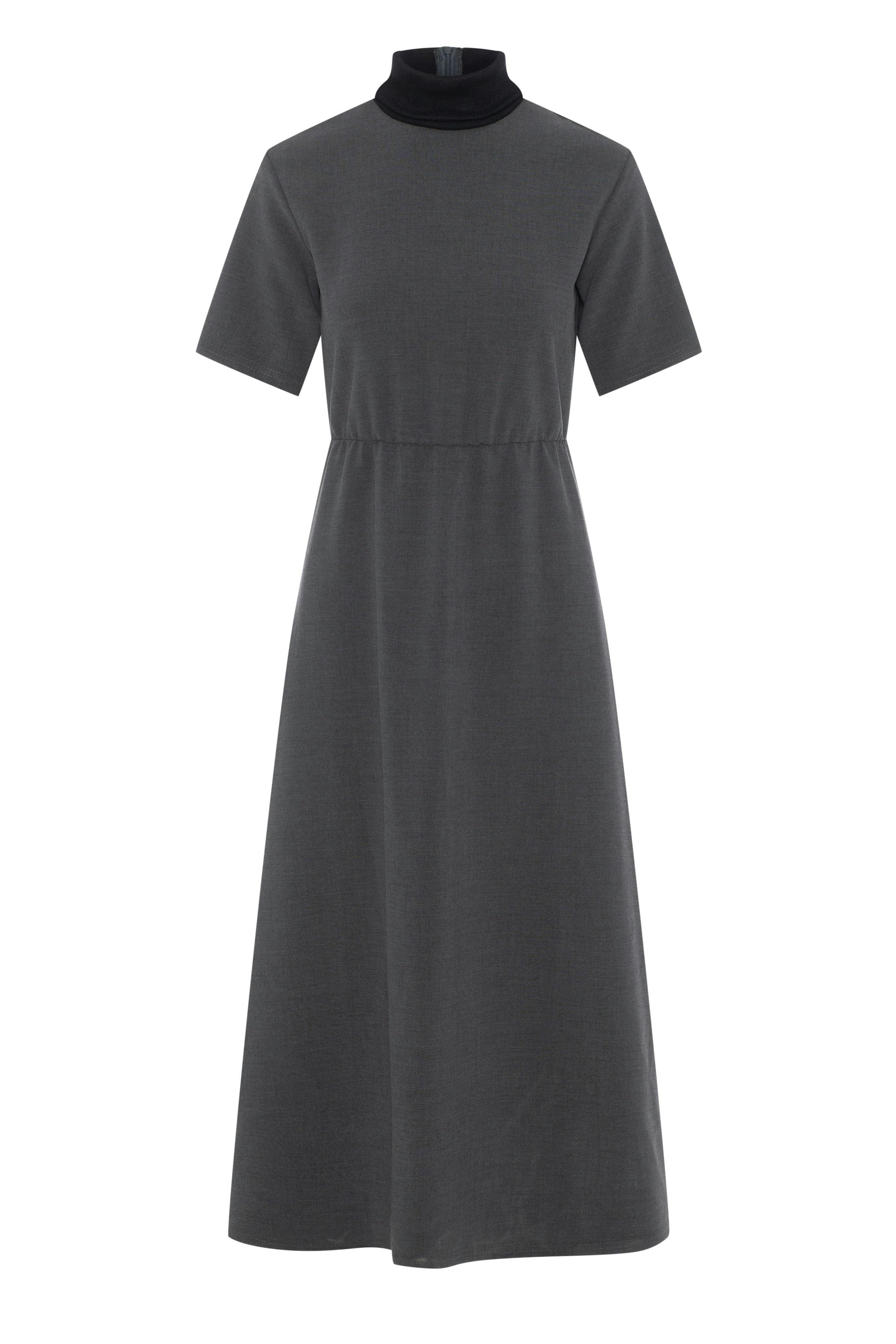 Midi Mock Kneck Dress