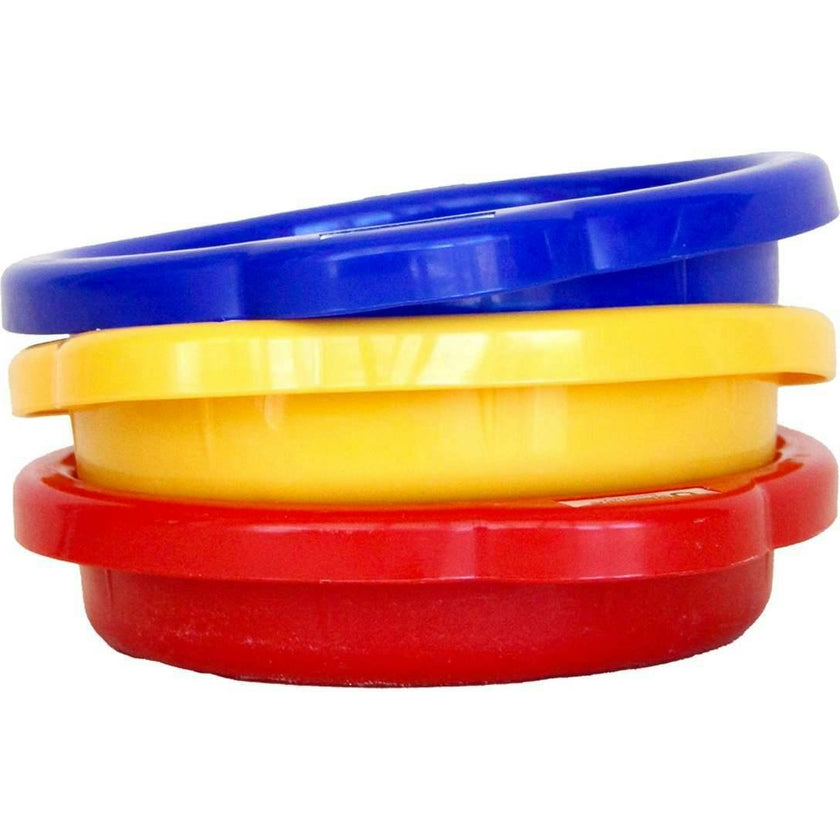 Small Sand Sieve 3 Pack (1 red