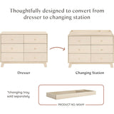 Hudson Modern 6-Drawer Assembled Double Dresser In