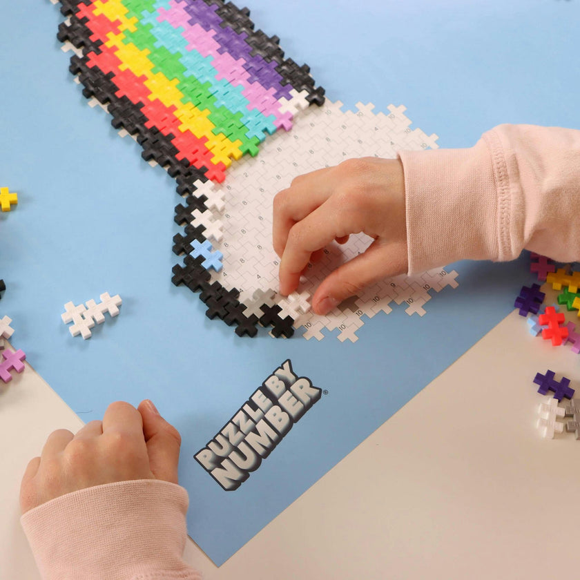 Plus-Plus: Puzzle by Number - Rainbow - 500 Pieces