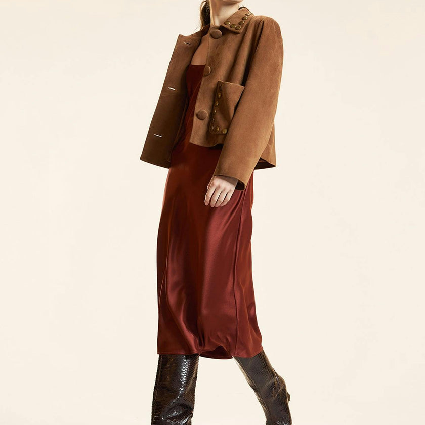 Studded Suede Jacket