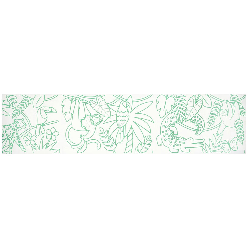 Wild Animals Coloring Roll