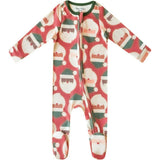 Ultra Soft Long Sleeve Zip-Up Footie Pajama, Prints