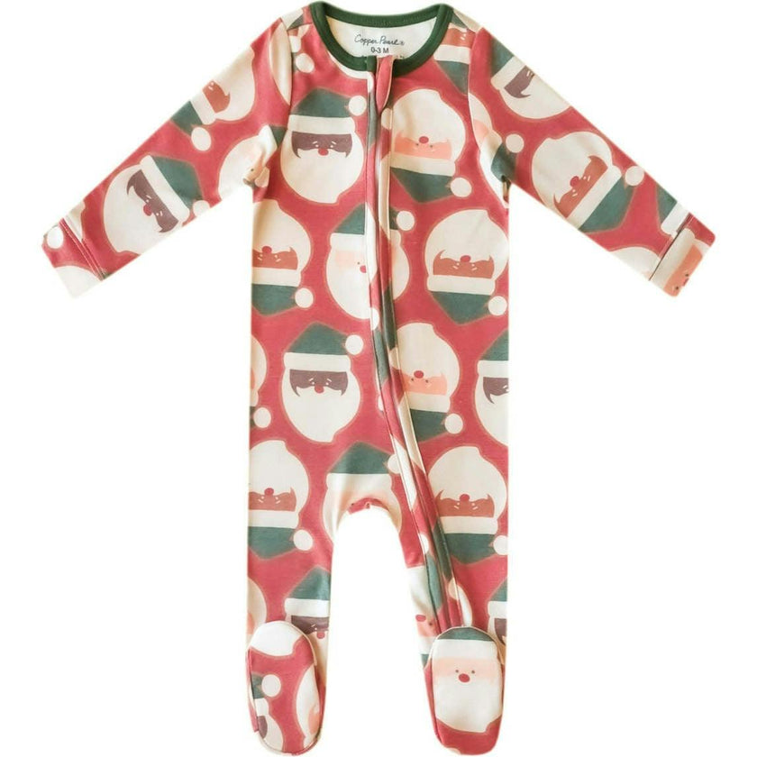 Ultra Soft Long Sleeve Zip-Up Footie Pajama, Prints