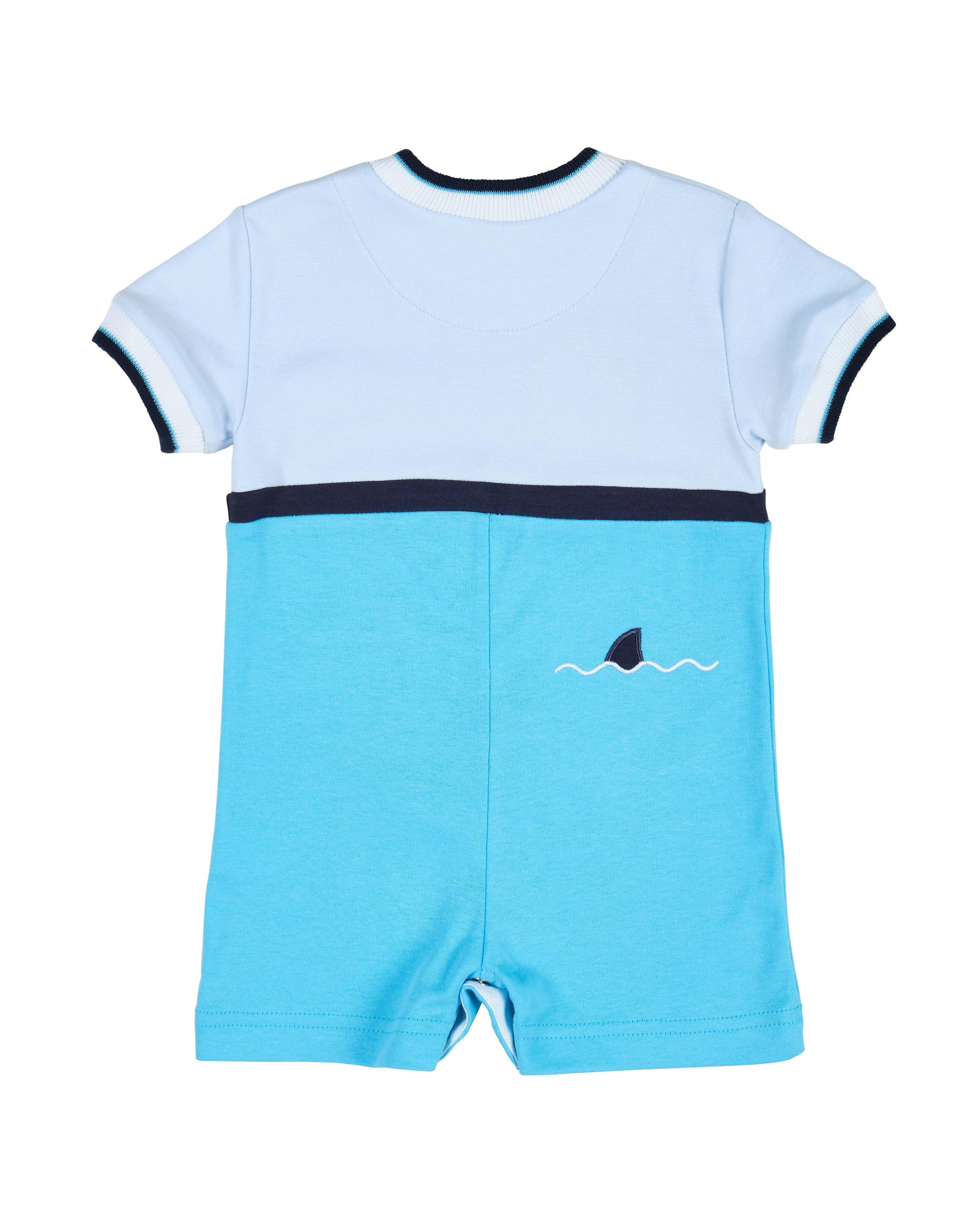 Knit Shortall With Ocean Scene