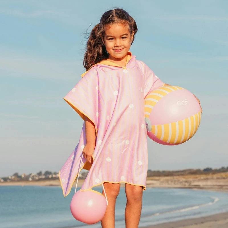 Beach Poncho – Quick-Drying Microfiber Kids Towel