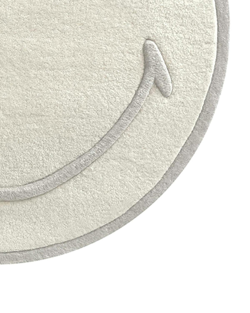 Round Smiley Rug