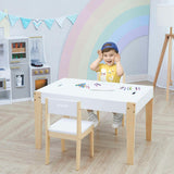 Fantasy Fields By Teamson Kids - Play Table & Chairs 3 Pcs Set With Storage And 2 Way Table Top