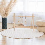Linen Round Play Mat