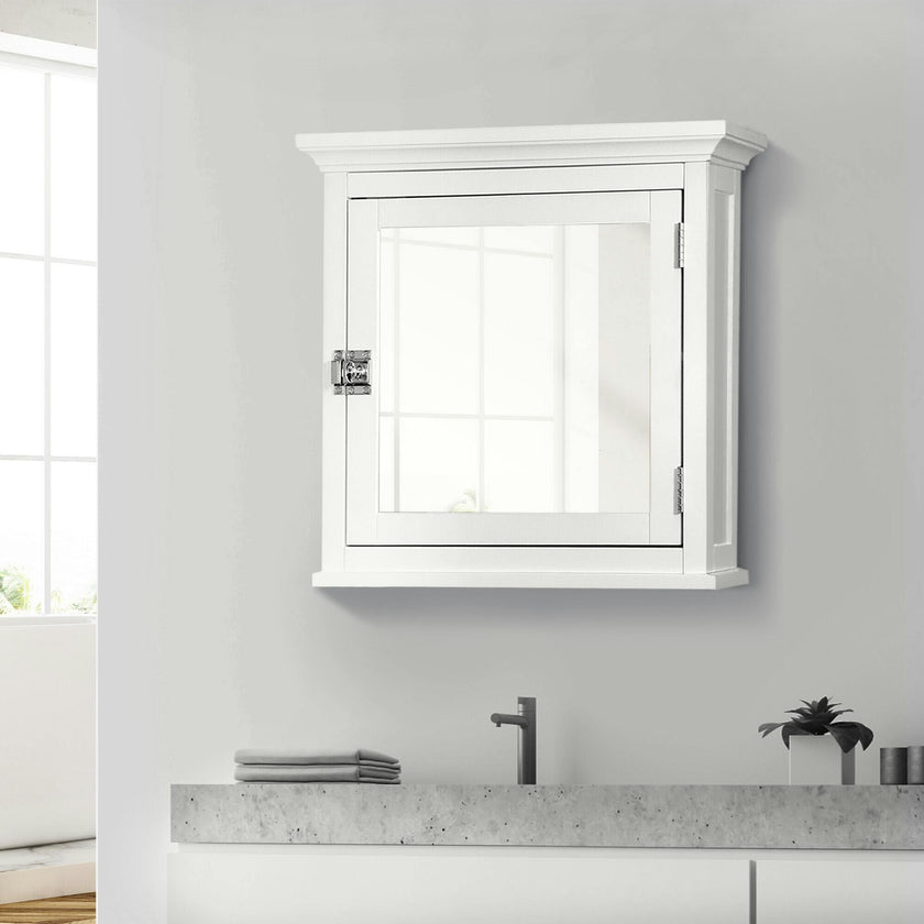 Madison Wooden Medicine Cabinet with Mirrored Door