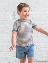 Andy Ringer Tee - Voyage Stripe / Sea + Ridge
