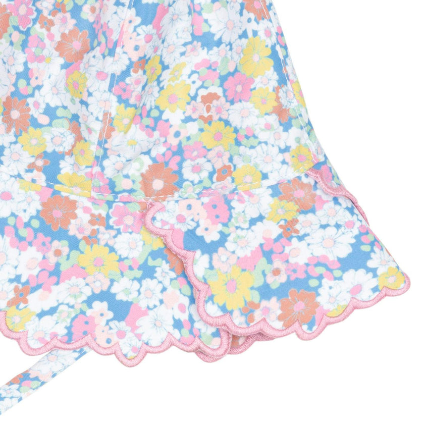 baby jasmine blossom scalloped sun hat