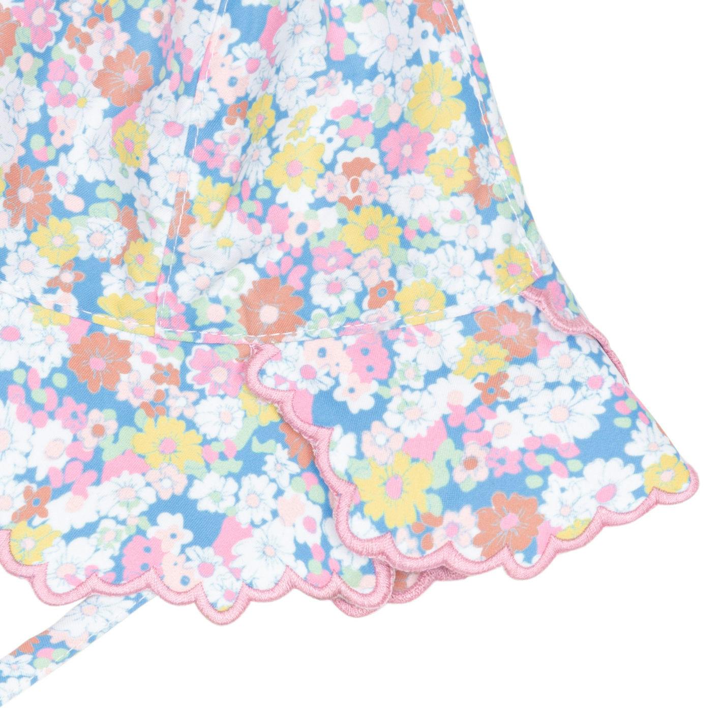 baby jasmine blossom scalloped sun hat