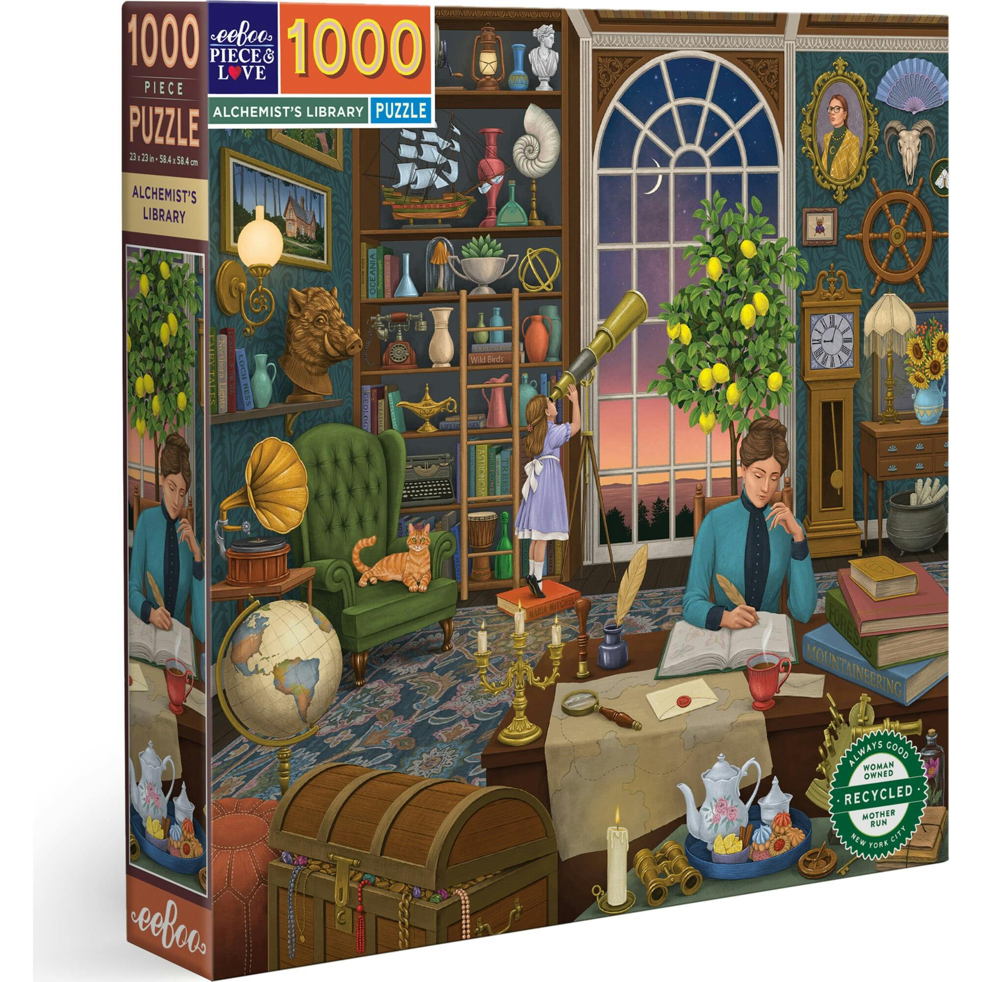 Piece & Love: Alchemist's Library - 1000 Piece Puzzle