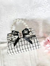 Classy #5 Black Bow Purse