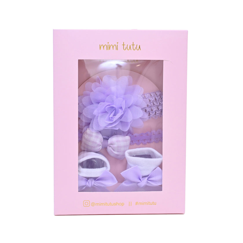 Little Blossoms Headband & Sock Gift Set