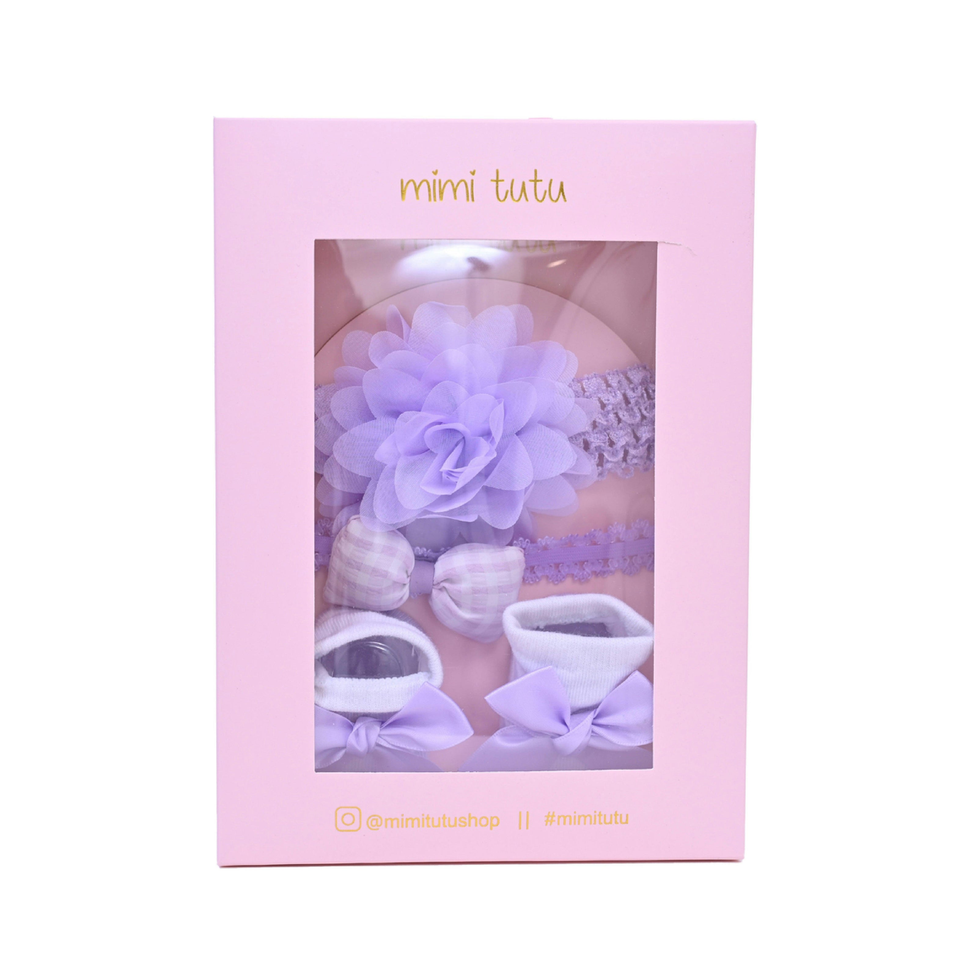 Little Blossoms Headband & Sock Gift Set