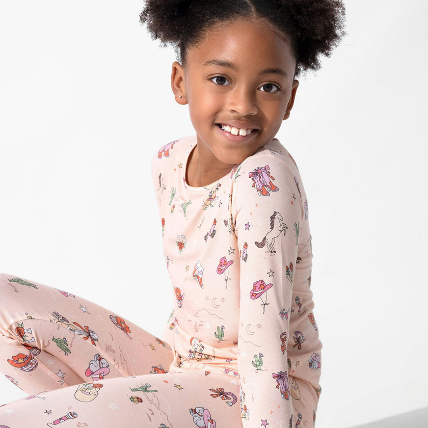 Cowgirl Bamboo Kids Pajamas