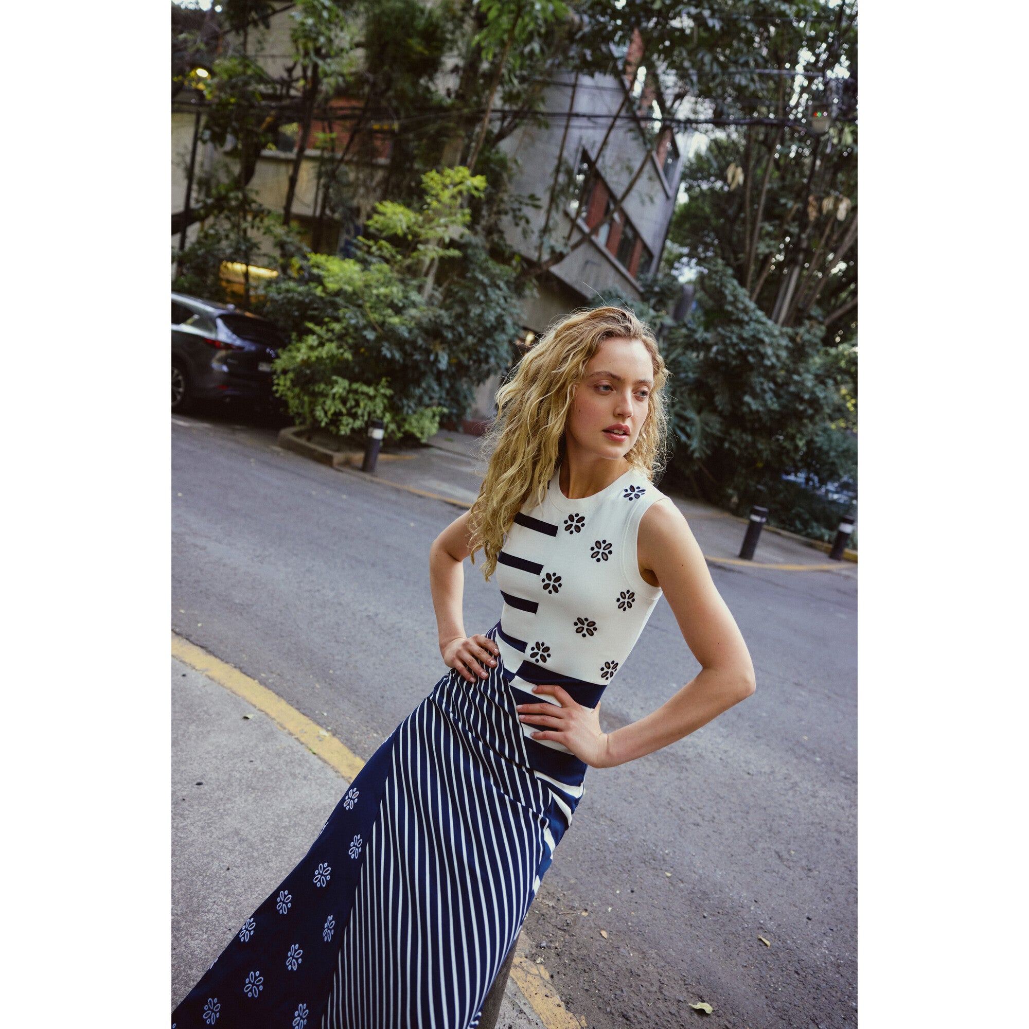 Cassidy Dress, Stripes