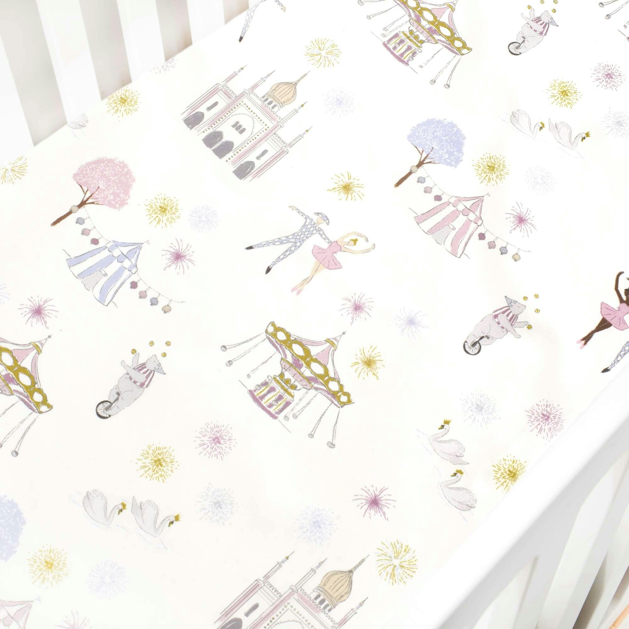 Adventures in Wonderland Crib Sheet