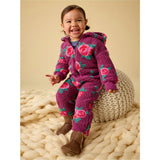 Teddy Fleece Baby Hoodie, Purple
