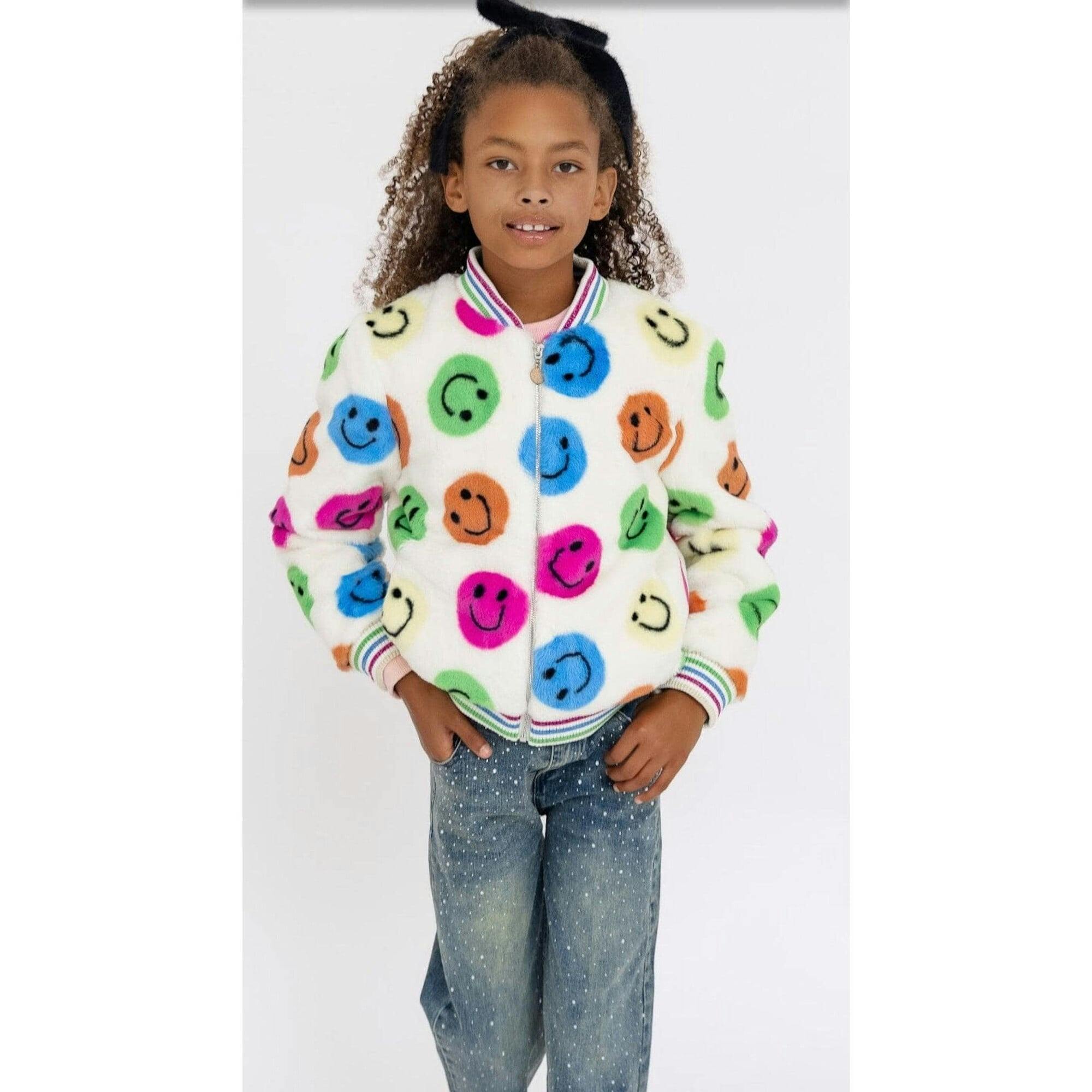 Rainbow Emoji Plush Coat