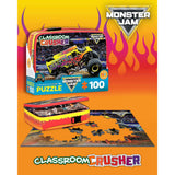 Monster Jam: Lunch Bag & 100pc Puzzle - Classroom Crusher